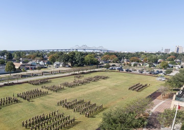 Marine Forces Reserve and Marine Forces South Conduct a Uniform Inspection