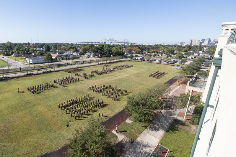 Marine Forces Reserve and Marine Forces South Conduct a Uniform Inspection