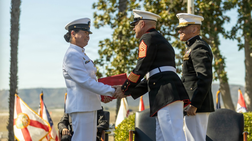 U.S. Navy CMDCM Myla Presco Retires After 33 Years of Honorable Service