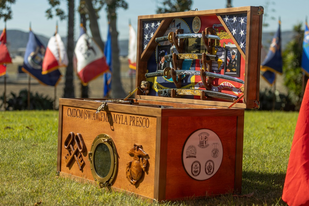 U.S. Navy CMDCM Myla Presco Retires After 33 Years of Honorable Service