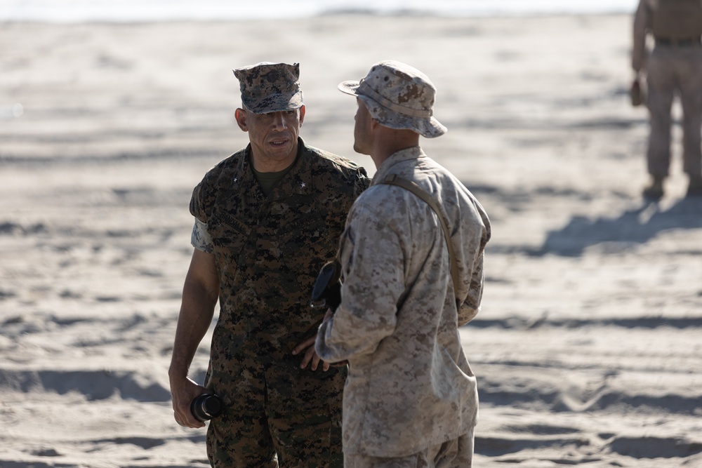 Landing Zone: CLB-5 Conducts LCAC Operations at Red Beach