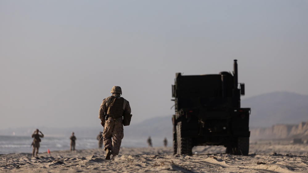 Landing Zone: CLB-5 Conducts LCAC Operations at Red Beach