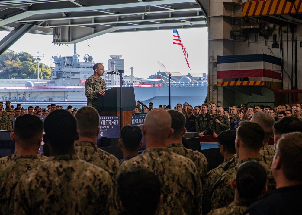President of the United States visits USS George Washington President of the United States visits USS George Washington