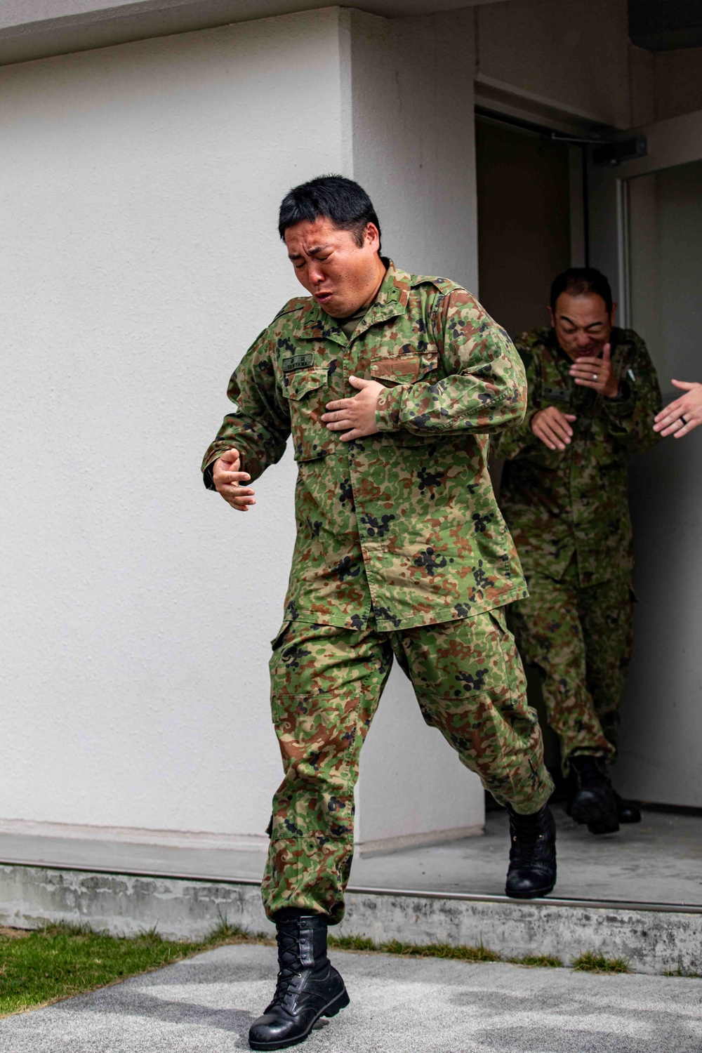 MWSS-171 and JGSDF conduct gas chamber during exercise Active Shield 26