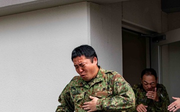 MWSS-171 and JGSDF conduct gas chamber during exercise Active Shield 26