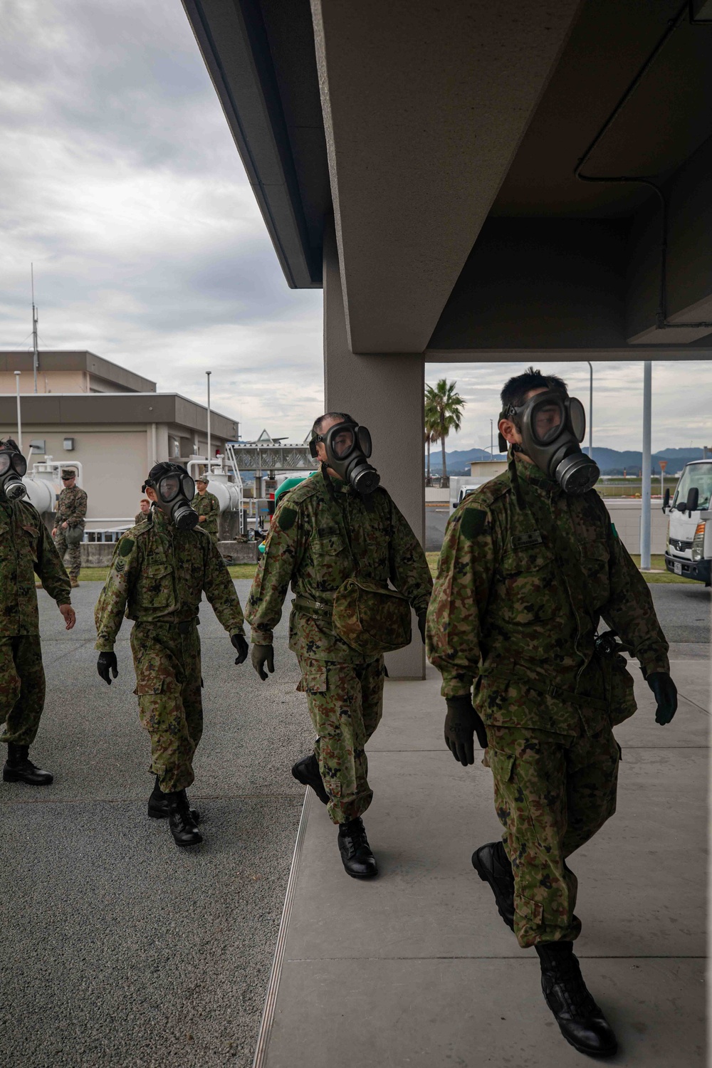MWSS-171 and JGSDF conduct gas chamber during exercise Active Shield 26