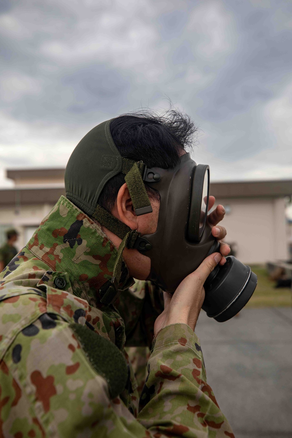 MWSS-171 and JGSDF conduct gas chamber during exercise Active Shield 26