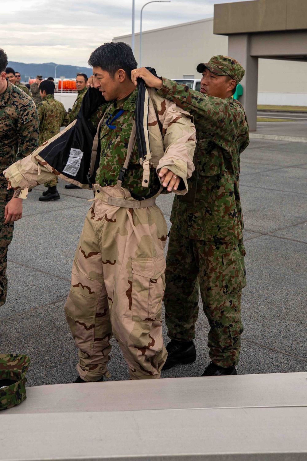 MWSS-171 and JGSDF conduct gas chamber during exercise Active Shield 26
