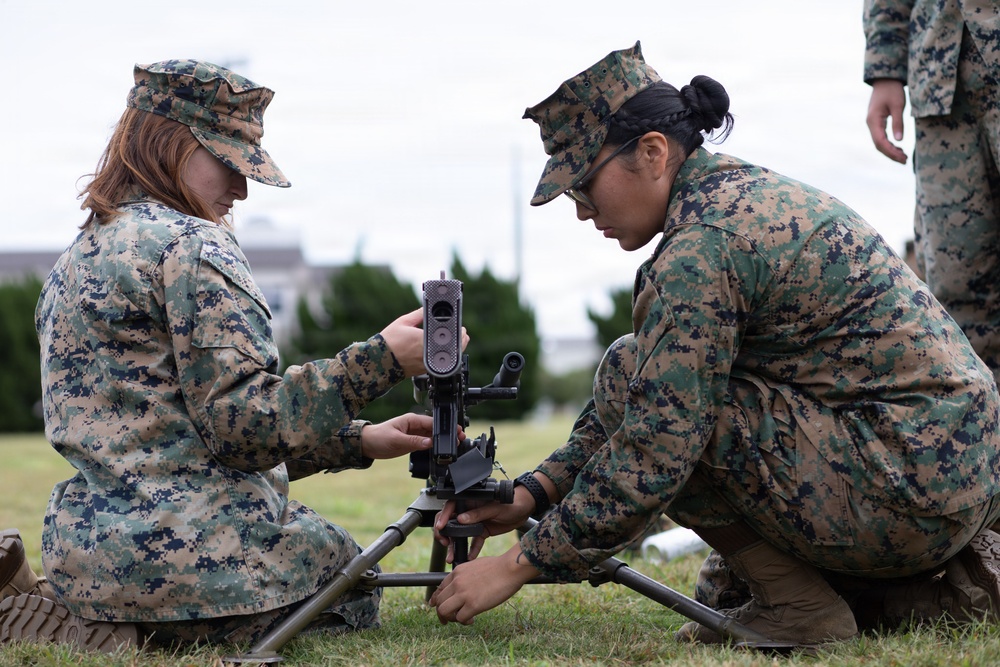 Iwakuni Marines conduct machine guns drills during exercise Active Shield 26