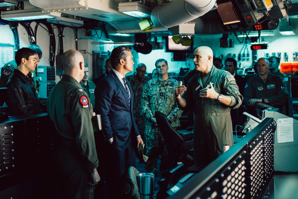 U.S. Secretary of War Visits USS George Washington U.S. Secretary of War Visits USS George Washington