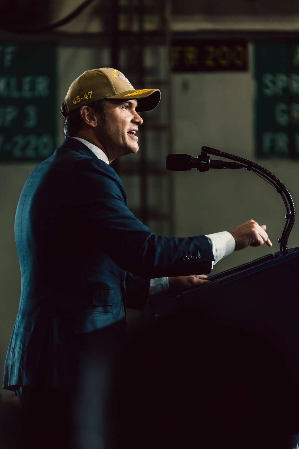 U.S. Secretary of War Visits USS George Washington U.S. Secretary of War Visits USS George Washington