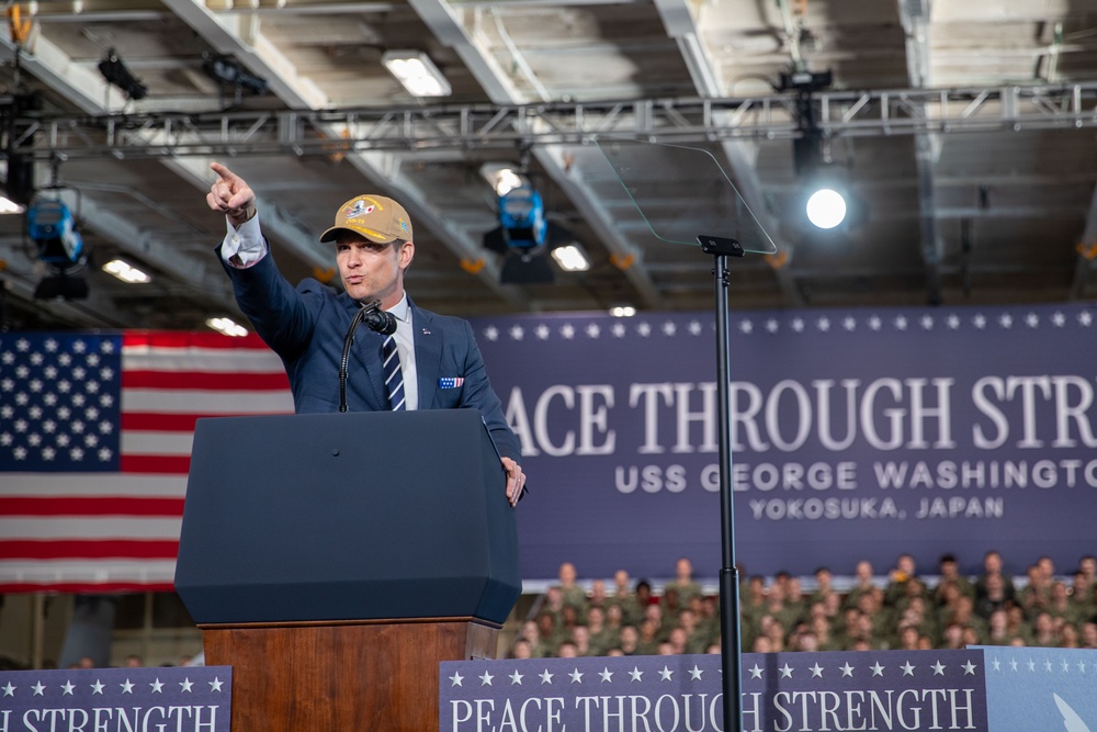 U.S. Secretary of War Visits George Washington U.S. Secretary of War Visits George Washington