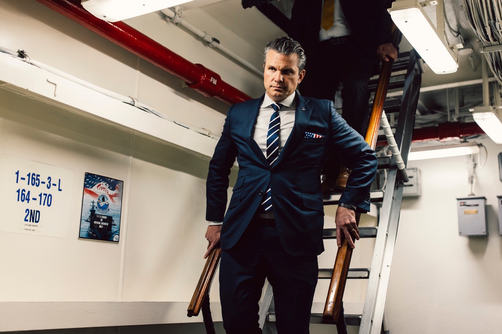 U.S. Secretary of War Visits USS George Washington U.S. Secretary of War Visits USS George Washington