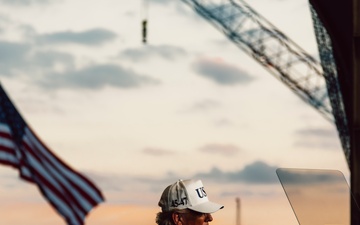 U.S. President Visits USS George Washington