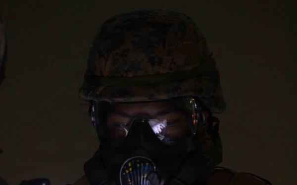 U.S. Marines and JGSDF members respond to a simulated CBRN attack during exercise Active Shield 26