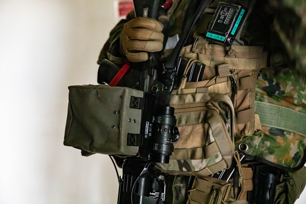JGSDF conduct close quarters combat drills during Active Shield 26 on MCAS Iwakuni JGSDF conduct close quarters combat drills during Active Shield 26 on MCAS Iwakuni