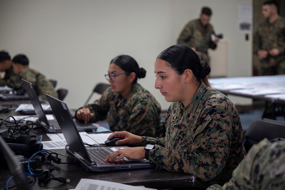 MCAS Iwakuni Marines and Sailors participate in Virtual Battlespace Simulator during Active Shield 26