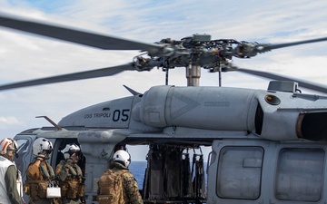 31st MEU | 31st MEU Commanding Officer and Staff integrate aboard the USS Tripoli