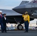 President of the United States visits the USS George Washington