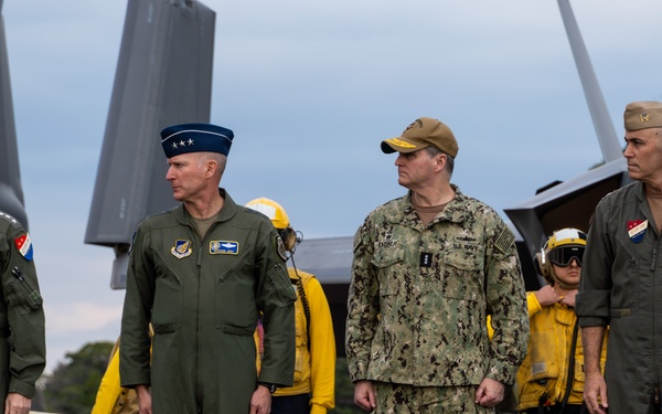 President of the United States visits the USS George Washington