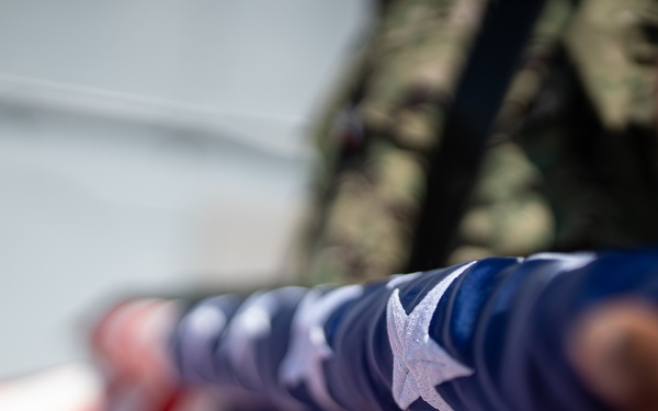 President of the United States Visits USS George Washington