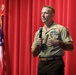 Medal of Honor Recipient Sgt. Dakota Meyer speaks at Singleton Lecture 2025