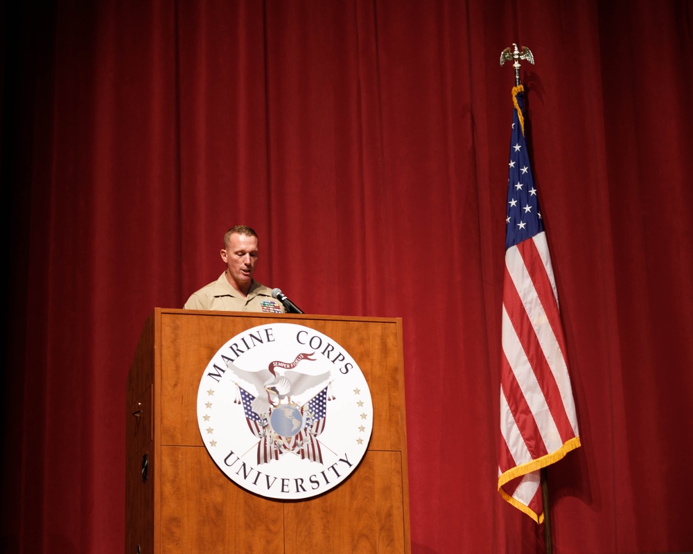 Medal of Honor Recipient Sgt. Dakota Meyer speaks at Singleton Lecture 2025