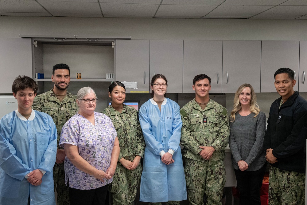 Cherry Point Clinic Lab Staff Pass Vigorous Inspection