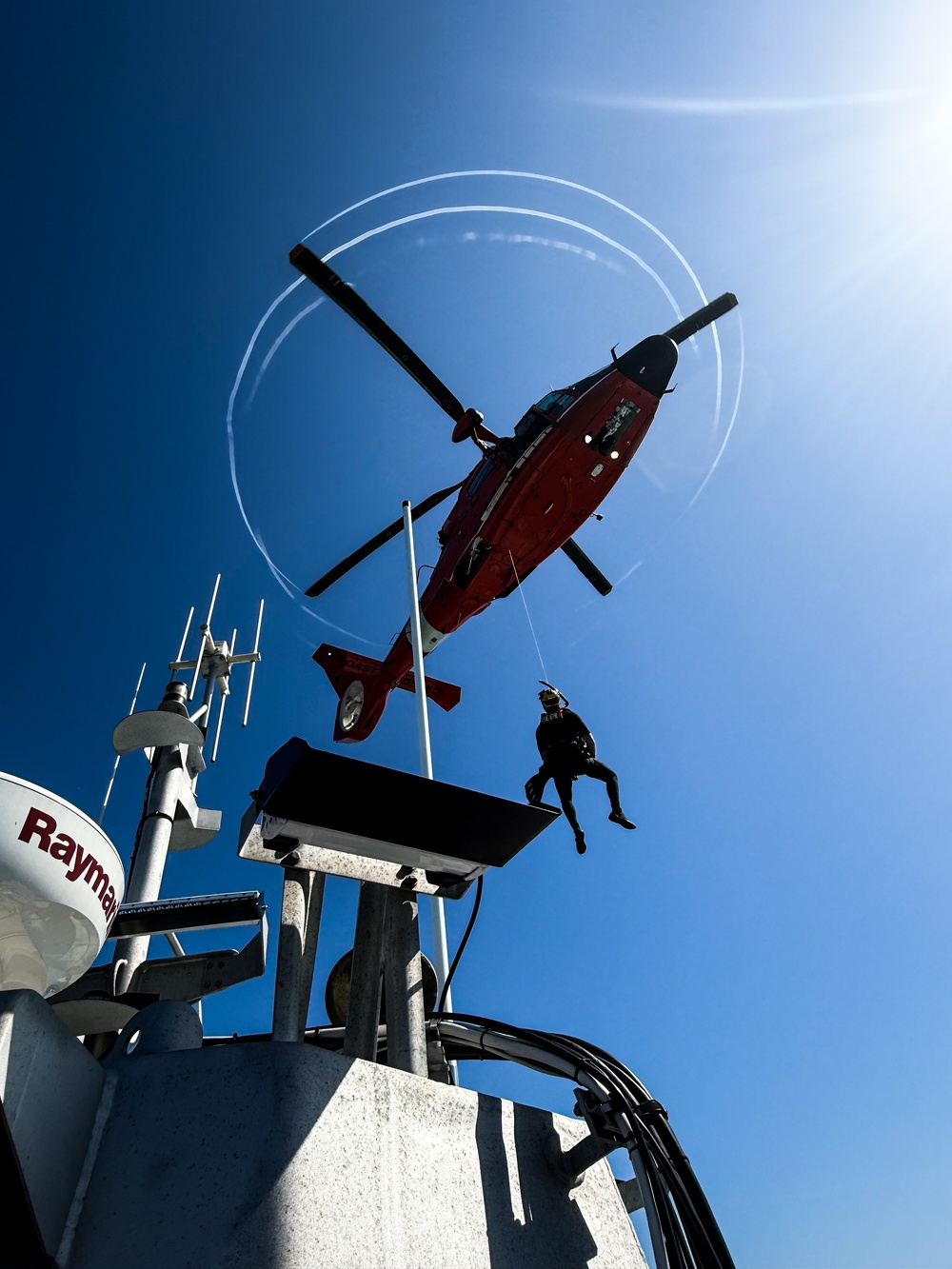 Coast Guard Air Station Atlantic City conducts hoist training