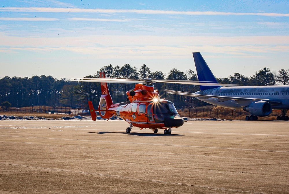 Coast Guard Air Station Atlantic City conducts flight operations
