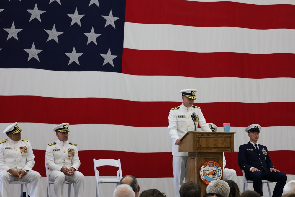 Coast Guard Air Station Atlantic City holds change of command ceremony