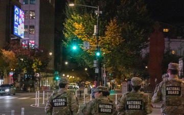 Alabama National Guard soldiers patrol Washington D.C.