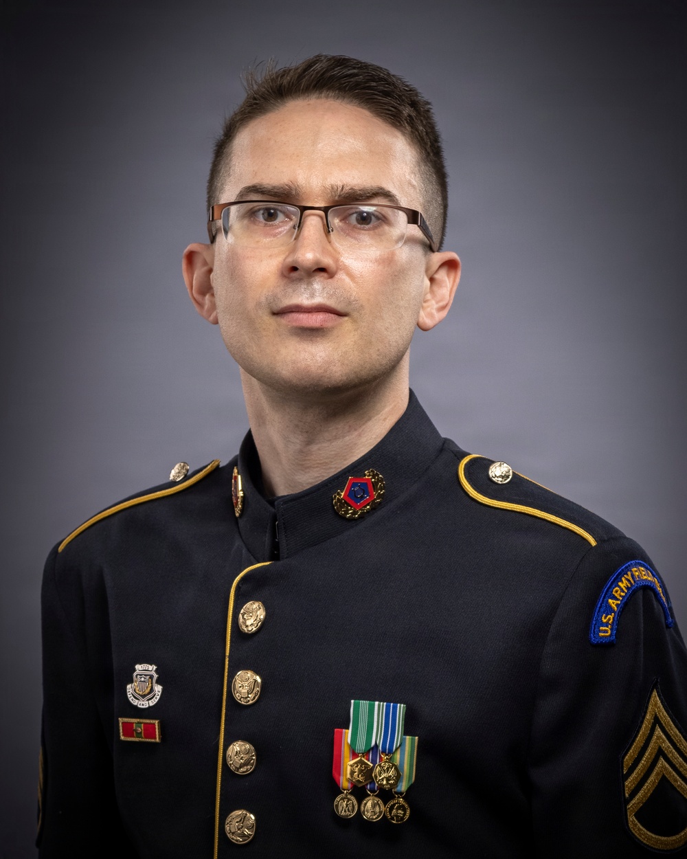 Sgt. 1st Class Matthew Gelband - Information Management - US Army Field Band Personnel Headshots