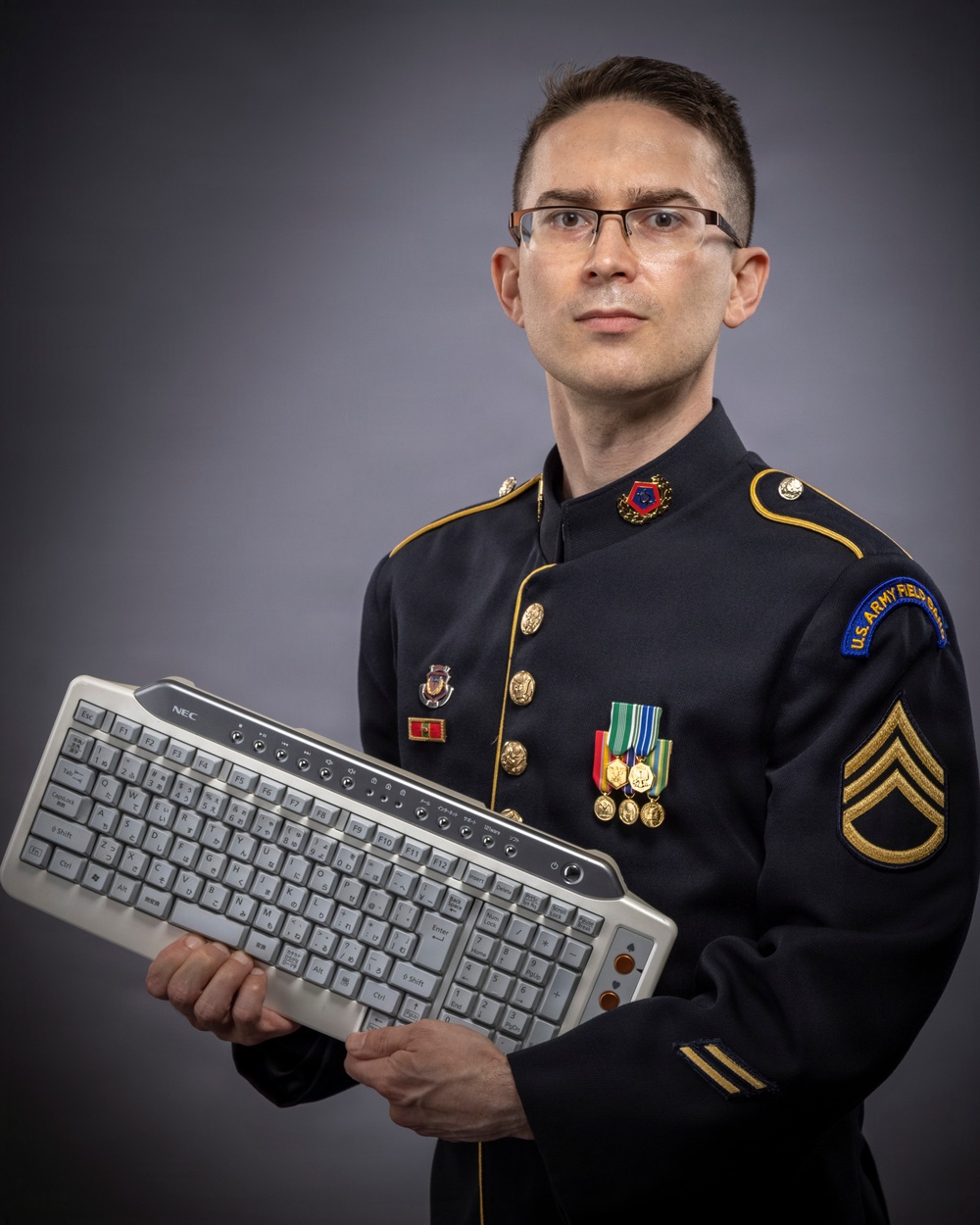 Sgt. 1st Class Matthew Gelband - Information Management - US Army Field Band Personnel Headshots