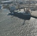 Coast Guard Air Station Houston Flies Over an Oil Spill