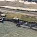 Coast Guard Air Station Houston Flies Over an Oil Spill