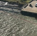 Coast Guard Air Station Houston Flies Over an Oil Spill