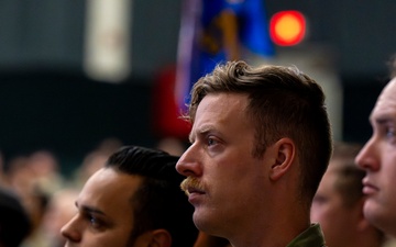 621st CRW holds Commander's Call at Travis AFB