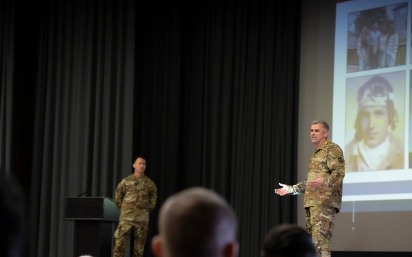 621st CRW holds Commander's Call at Travis AFB