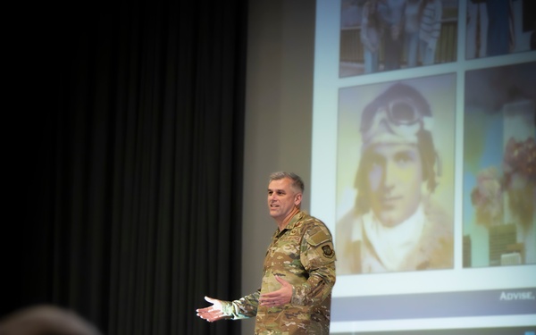 621st CRW holds Commander's Call at Travis AFB