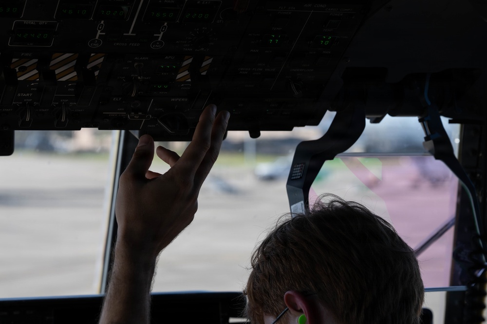 MC-130J Commando II performs airdrops, night ops
