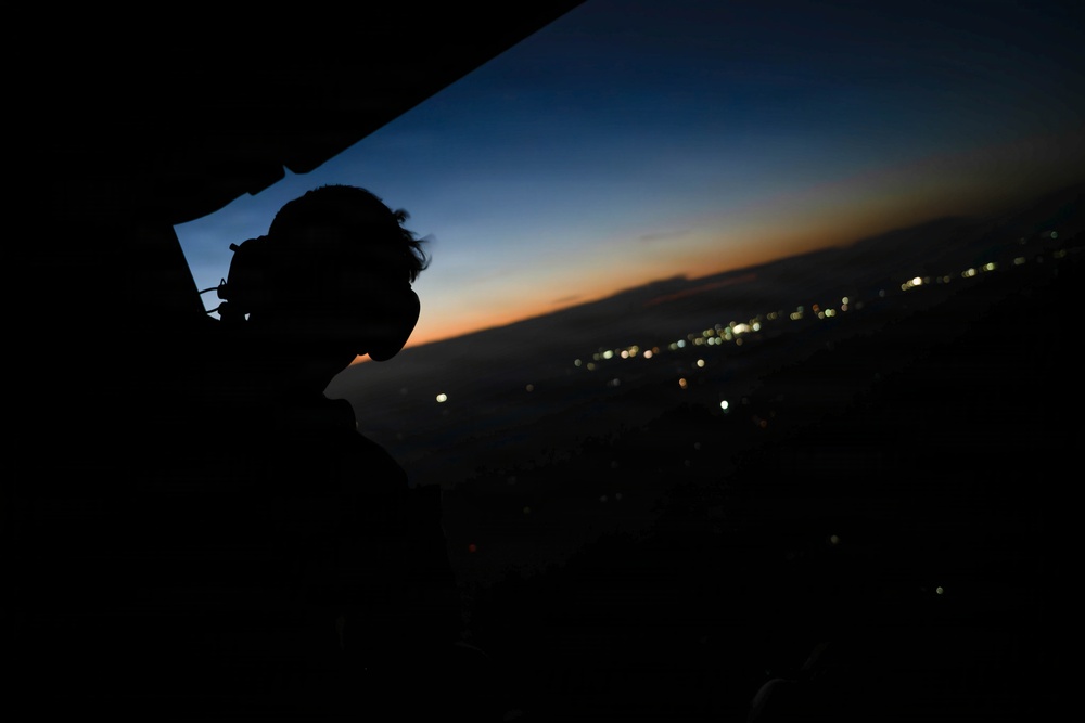 MC-130J Commando II performs airdrops, night ops