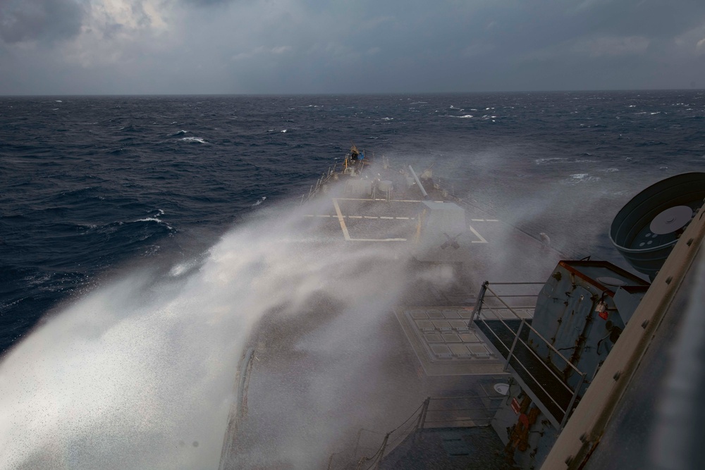 USS Winston S. Churchill (DDG 81) Transits the Strait of Gibraltar