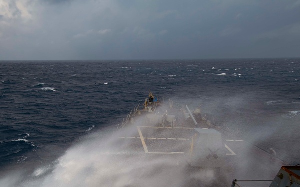 USS Winston S. Churchill (DDG 81) Transits the Strait of Gibraltar