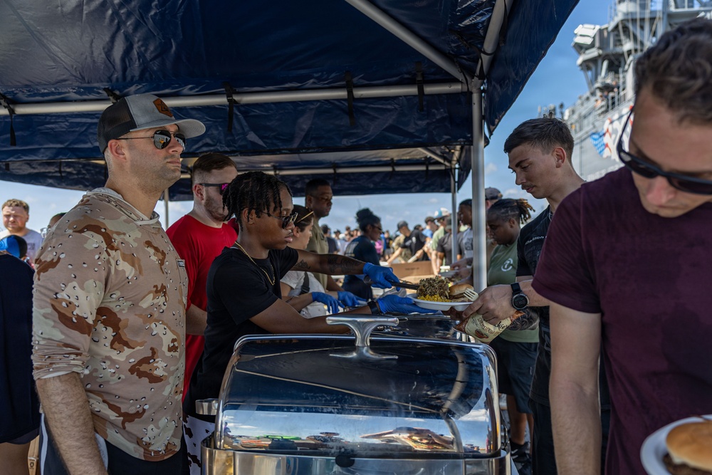 USS Iwo Jima Steel Beach Picnic