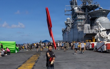 USS Iwo Jima Conducts a Steel Beach Picnic