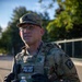A Mississippi Army National Guard Soldier patrols at the National Mall