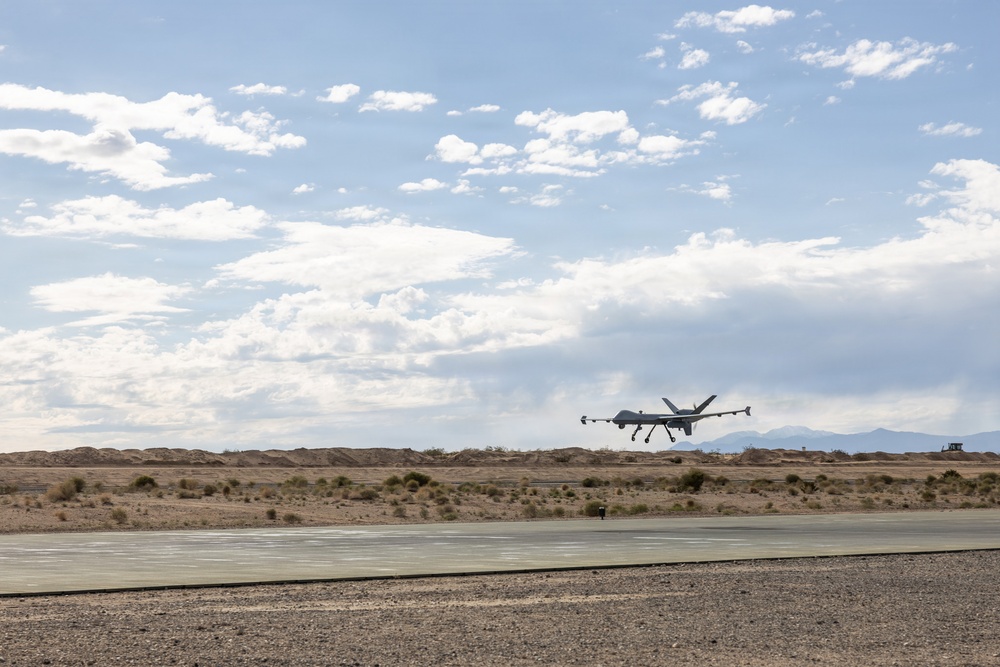 MQ-9 conducts satellite launch and recovery training during WTI 1-26