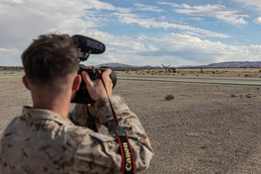 MQ-9 conducts satellite launch and recovery training during WTI 1-26