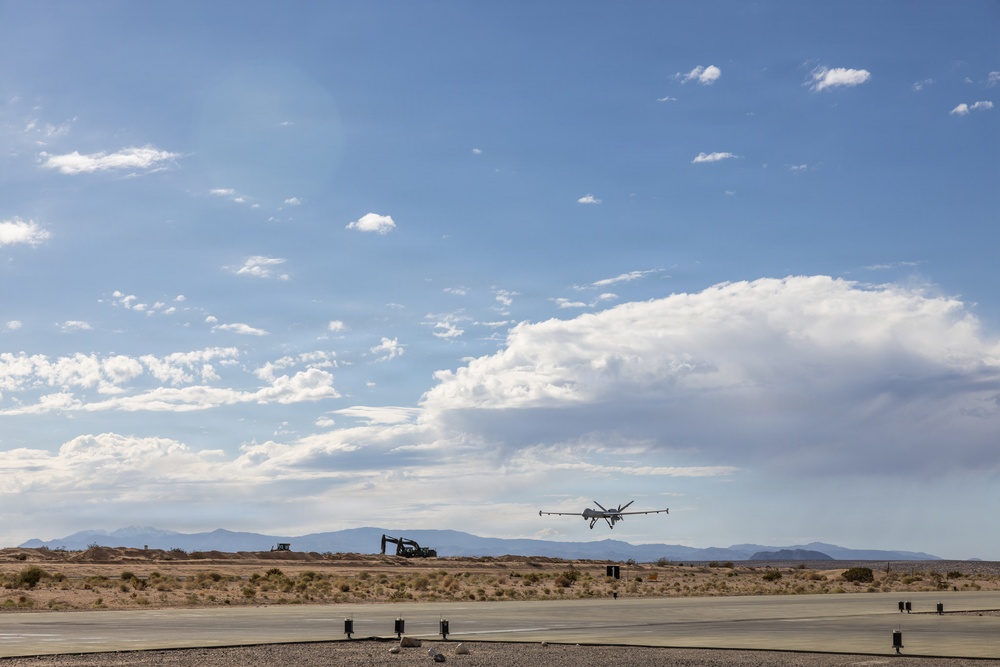 MQ-9 conducts satellite launch and recovery training during WTI 1-26